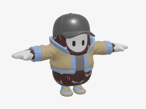 Rufus Fall Guy - Fortnite 3D Model