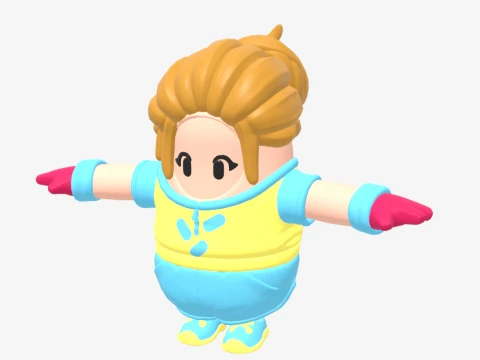 Dee Fall Guy - Fortnite 3D Model