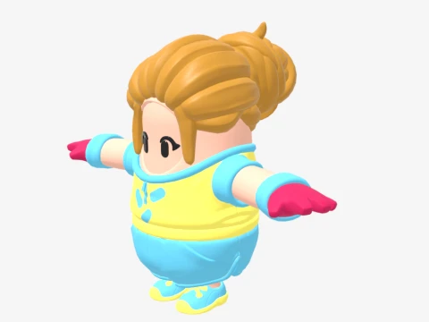 Dee Fall Guy - Fortnite 3D Model