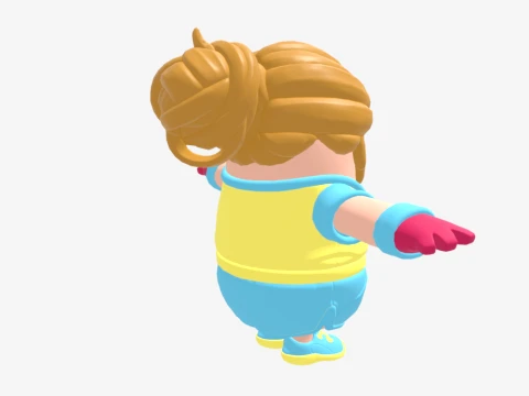 Dee Fall Guy - Fortnite 3D Model