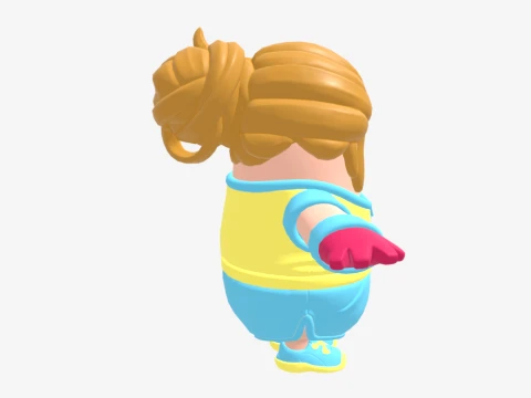 Dee Fall Guy - Fortnite 3D Model
