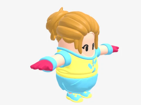 Dee Fall Guy - Fortnite 3D Model