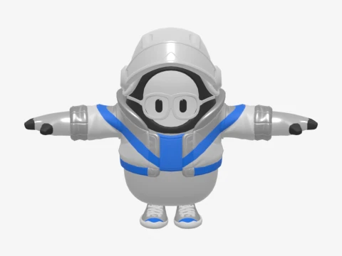 GHOST Merc Fall Guy - Fortnite 3D Model