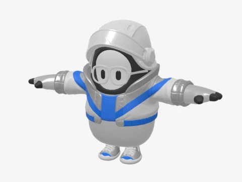 GHOST Merc Fall Guy - Fortnite 3D Model