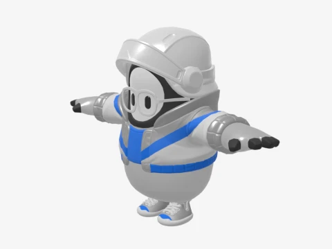 GHOST Merc Fall Guy - Fortnite 3D Model