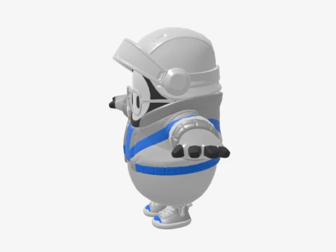 GHOST Merc Fall Guy - Fortnite 3D Model