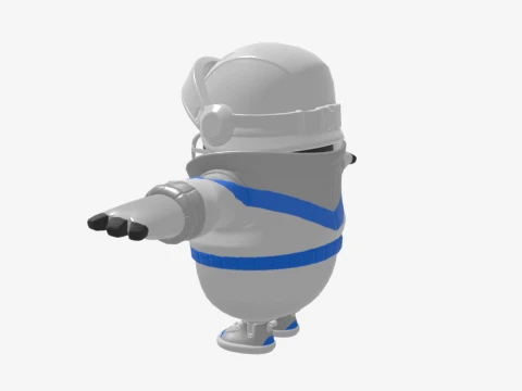GHOST Merc Fall Guy - Fortnite 3D Model