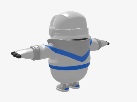 GHOST Merc Fall Guy - Fortnite 3D Model
