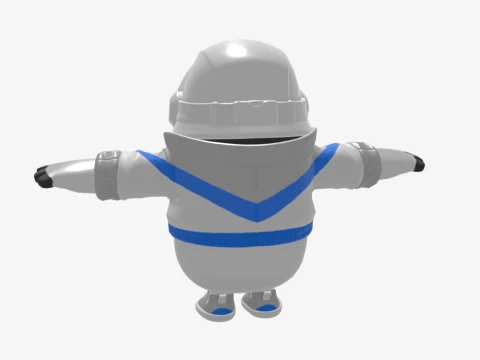GHOST Merc Fall Guy - Fortnite 3D Model