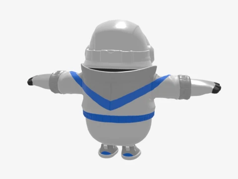 GHOST Merc Fall Guy - Fortnite 3D Model