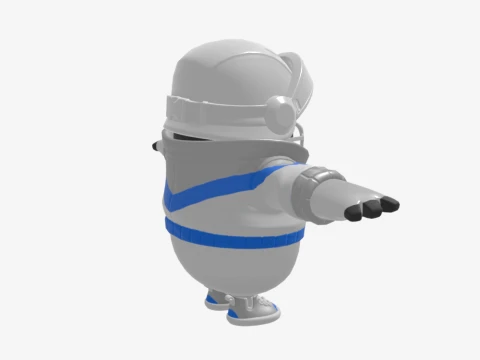 GHOST Merc Fall Guy - Fortnite 3D Model