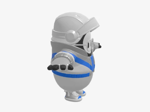 GHOST Merc Fall Guy - Fortnite 3D Model