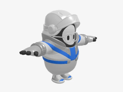 GHOST Merc Fall Guy - Fortnite 3D Model