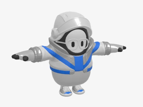 GHOST Merc Fall Guy - Fortnite 3D Model