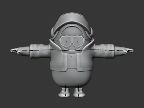 GHOST Merc Fall Guy - Fortnite 3D Model