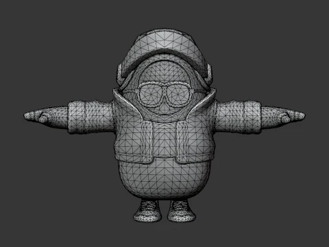 GHOST Merc Fall Guy - Fortnite 3D Model