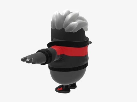 Shinji Fall Guy - Fortnite 3D Model
