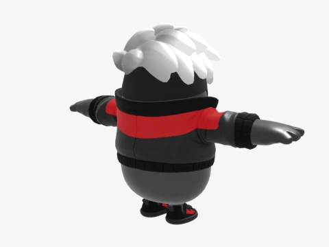 Shinji Fall Guy - Fortnite 3D Model