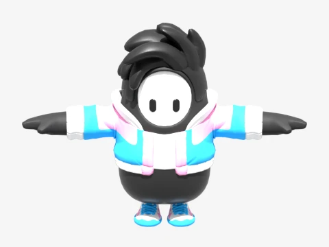 Pingwin Fall Guy - Fortnite 3D Model