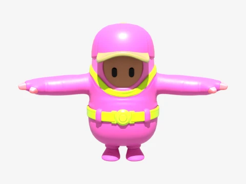 Rei Flamingo Fall Guy - Fortnite Modelo 3D