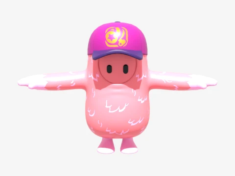 Tex Flamingo Fall Guy - Fortnite 3D Model