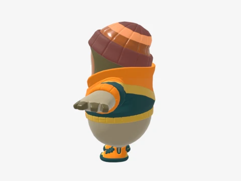 Mancake Fall Guy - Fortnite 3D Model