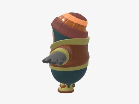 Major Mancake Fall Guy - Fortnite 3D Model