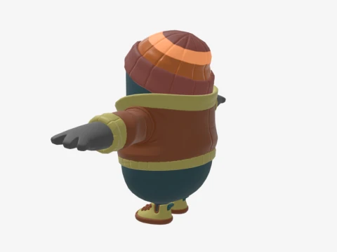 Major Mancake Fall Guy - Fortnite 3D Model