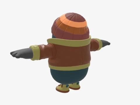Major Mancake Fall Guy - Fortnite 3D Model
