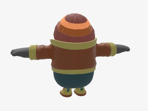 Major Mancake Fall Guy - Fortnite 3D Model