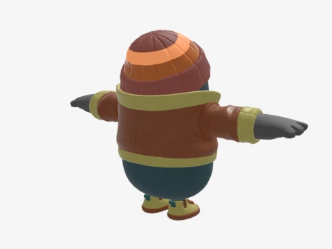 Major Mancake Fall Guy - Fortnite 3D Model