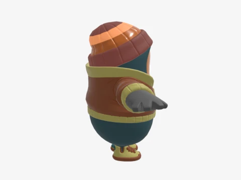Major Mancake Fall Guy - Fortnite 3D Model