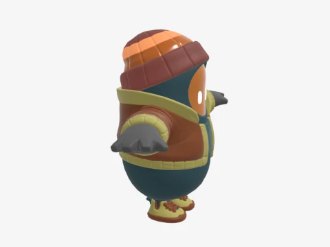 Major Mancake Fall Guy - Fortnite 3D Model