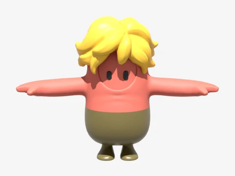 Castaway Jonesy Fall Guy - Fortnite 3D Model