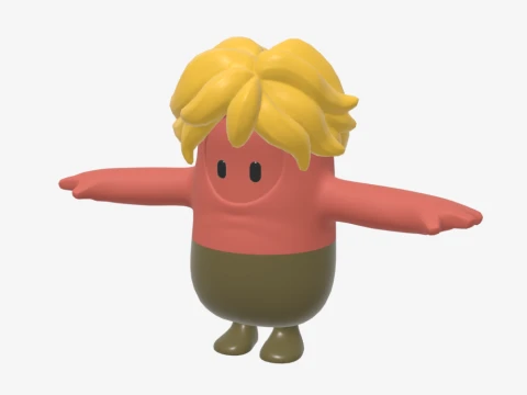 Castaway Jonesy Fall Guy - Fortnite 3D Model