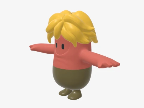 Castaway Jonesy Fall Guy - Fortnite 3D Model