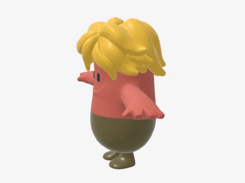Castaway Jonesy Fall Guy - Fortnite 3D Model
