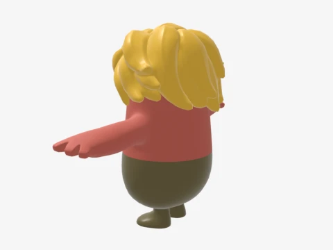 Castaway Jonesy Fall Guy - Fortnite 3D Model