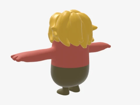 Castaway Jonesy Fall Guy - Fortnite 3D Model