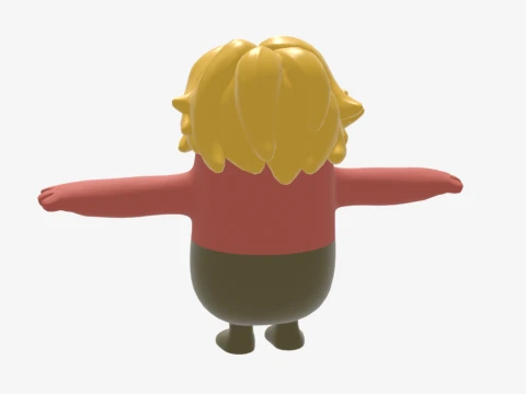 Castaway Jonesy Fall Guy - Fortnite 3D Model