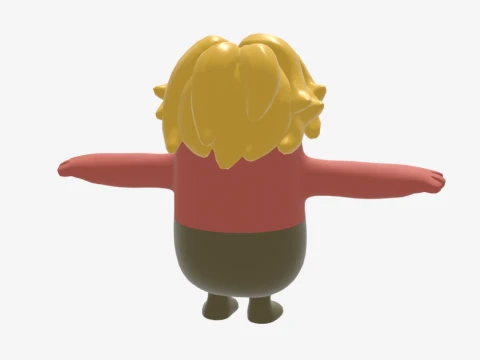 Castaway Jonesy Fall Guy - Fortnite 3D Model