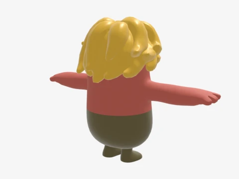 Castaway Jonesy Fall Guy - Fortnite 3D Model