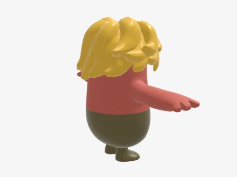 Castaway Jonesy Fall Guy - Fortnite 3D Model