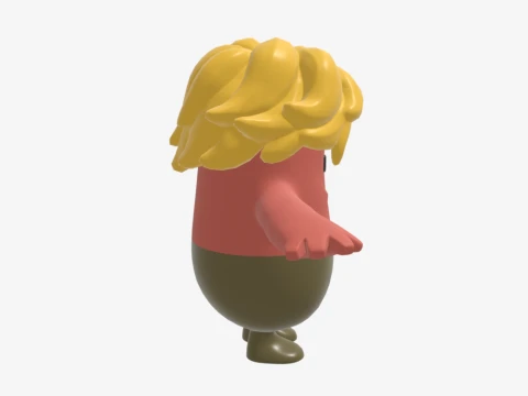 Castaway Jonesy Fall Guy - Fortnite 3D Model