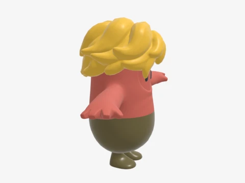 Castaway Jonesy Fall Guy - Fortnite 3D Model