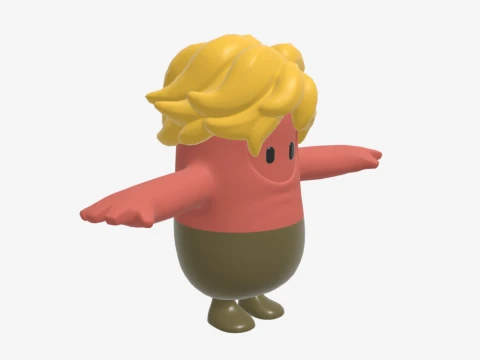 Castaway Jonesy Fall Guy - Fortnite 3D Model