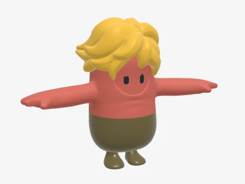Castaway Jonesy Fall Guy - Fortnite 3D Model