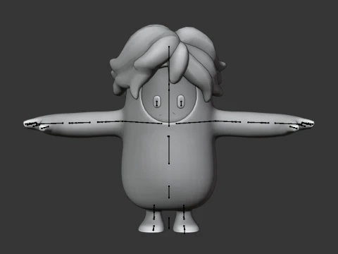 Castaway Jonesy Fall Guy - Fortnite 3D Model