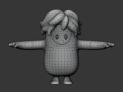 Castaway Jonesy Fall Guy - Fortnite 3D Model