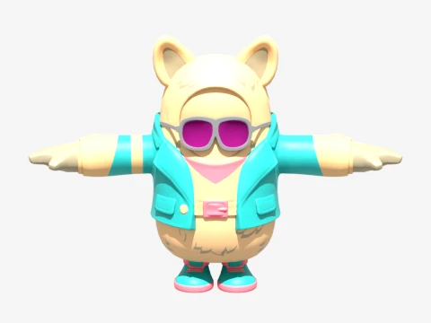 Chico Fallo de Kingston - Fortnite Modelo 3D